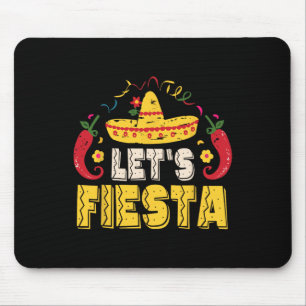 Lasse Fiesta Funny Cinco De Mayo Mexican Mousepad