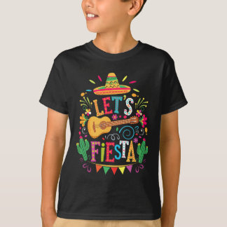 Lasse Fiesta Mexican Family Fiesta Squad Cinco De T-Shirt