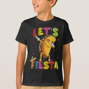 Lasse Fiesta Mexican Toco Dabbing Poncho Cinco De T-Shirt