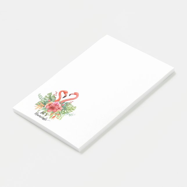 Lasse Flamingle Post-it Klebezettel (angewinkelt)