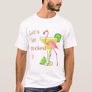 Lasse Flamingo aufschließen T-Shirt