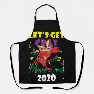 Lasse Get Cray Shirt Mardi Gras 2020 Kostüm Schürze