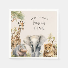 Lasse Get Wild | KINDERGEBURTSTAG PARTY Serviette