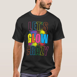 Lasse Glow Crazy Paint Spritzer Glow Party Geburts T-Shirt