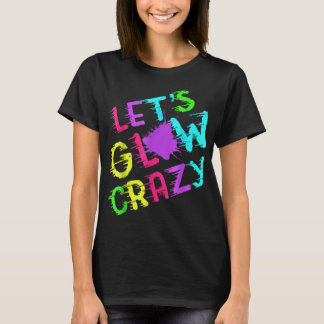 Lasse Glow Crazy Party Retro Neon 80er Rave Farbe  T-Shirt