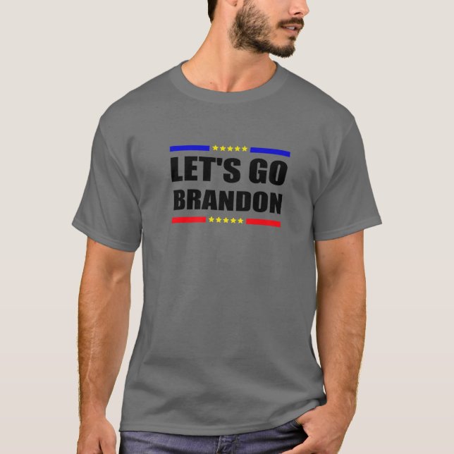 Lasse Go Brandon Funny Let's Go Brandon T-Shirt (Vorderseite)