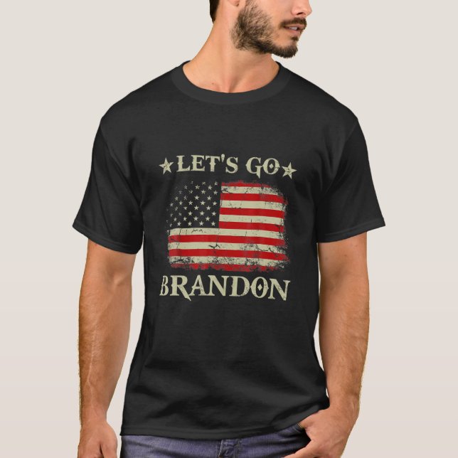 Lasse Go Brandon Funny Let's Go Brandon T-Shirt (Vorderseite)