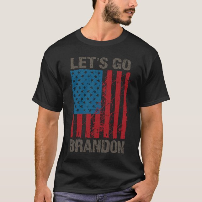 Lasse Go Brandon Funny Sarkastisch Let's Go Brando T-Shirt (Vorderseite)