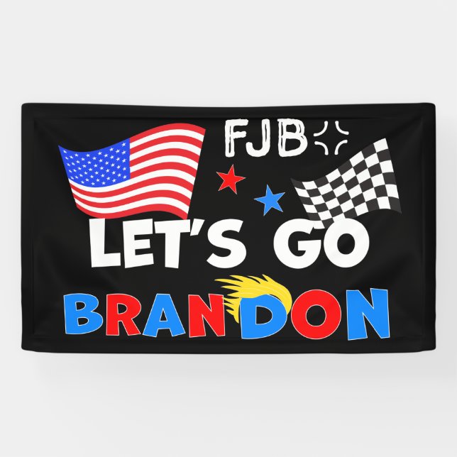 LASSE GO BRANDON mit TRUMP Hair Banner (Horizontal)