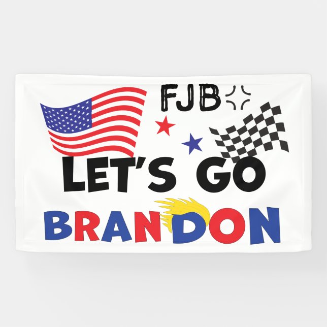 LASSE GO BRANDON mit TRUMP Hair Banner (Horizontal)