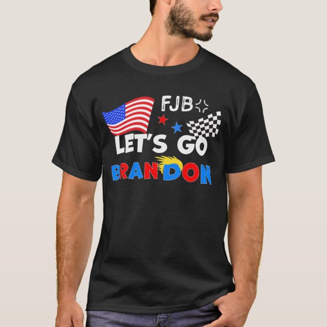 LASSE GO BRANDON mit TRUMP Hair T-Shirt (Vorderseite)