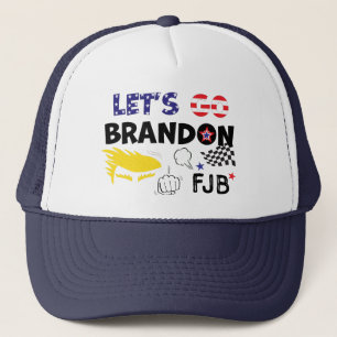 LASSE GO BRANDON mit TRUMP Truckerkappe