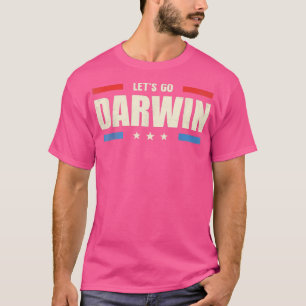 Lasse Go Darwin Sarcastic Sprichwort USA Flag Man T-Shirt