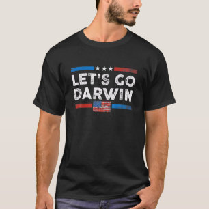 Lasse Go Darwin T-Shirt Funny Trendy Sarcastic Let
