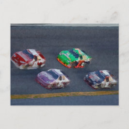 Lasse Go Racing! Postkarte