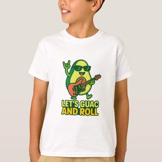 Lasse Guac und Roll Avocado Shirt (Vorderseite)