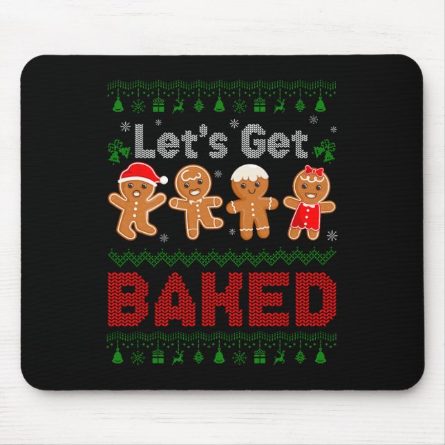 Lasse Keks backen Team Gingerbread Chri Mousepad (Vorne)