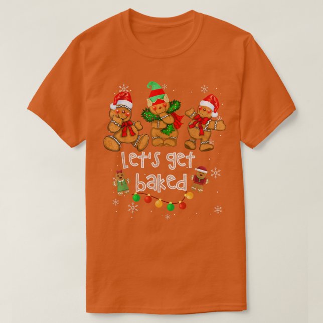 Lasse Keks backen Team Gingerbread Chri T-Shirt (Design vorne)