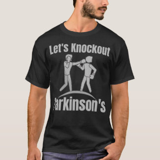 Lasse Knockout Parkinsons Krankheit Silver T-Shirt