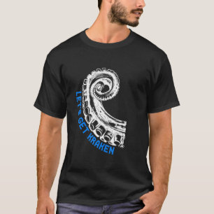 Lasse Kraken 8 bewaffnete Tintenfisch Oktopus für  T-Shirt