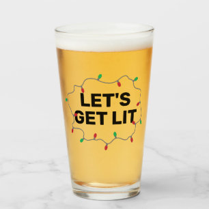 Lasse Lit Funny Spaß Weihnachtsgebot Bier erhalten Glas