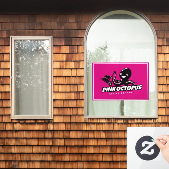 Lasse Markenwerbung für Ihr Unternehmen Fensteraufkleber (Fenster Zuhause)