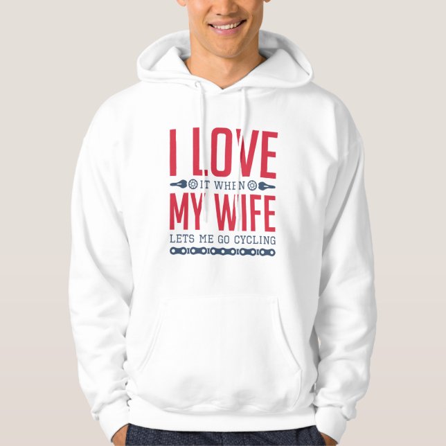 Lasse mir zu fahren hoodie (Vorderseite)