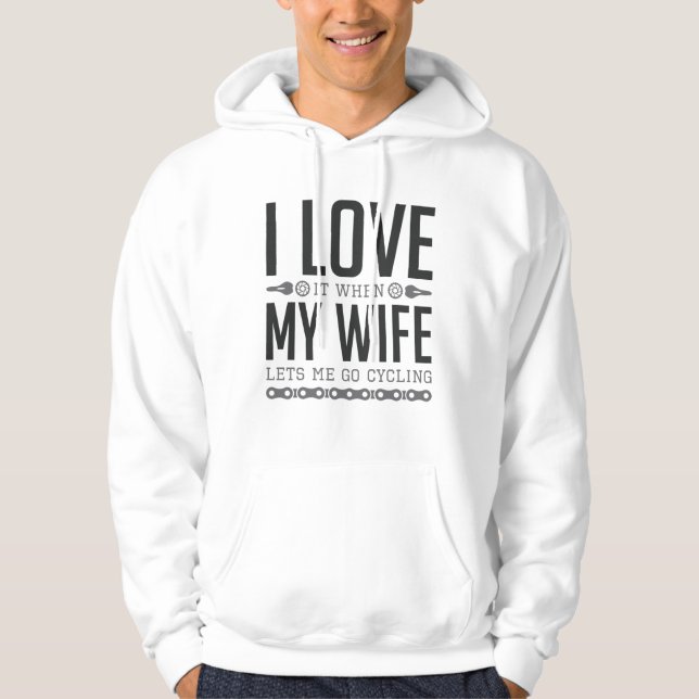 Lasse mir zu fahren hoodie (Vorderseite)
