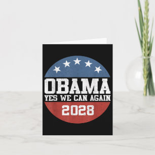 Lasse Obama für Präsident 2028 Politisch P Karte