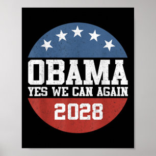 Lasse Obama für Präsident 2028 Politisch P Poster
