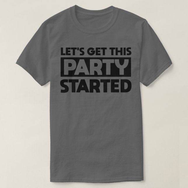 Lasse Party starten T-Shirt (Design vorne)