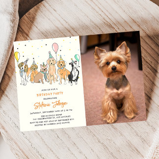 Lasse Pawty Dog Welppy Party Einladung