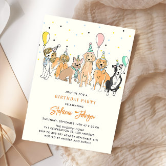 Lasse Pawty Dog Welppy Party Einladung