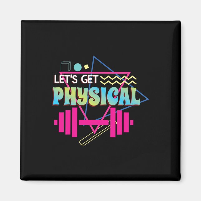 Lasse Physical Totally Krass 90er Jahre Style Work Magnet (Vorne)