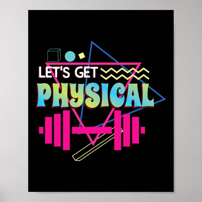 Lasse Physical Totally Krass 90er Jahre Style Work Poster (Vorne)