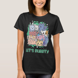 Lasse Purrty Cat Party Kitten Cat Mama Tierpuppe T-Shirt
