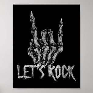 Lasse Rock-Bynd-T-Shirts für Frauen Rock and Roll  Poster