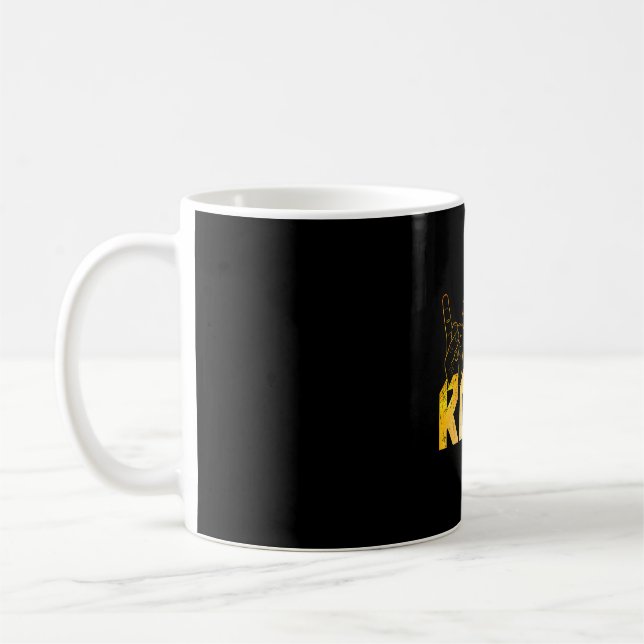 Lasse Rock Rock'n'Roll Guitar Kaffeetasse (Links)
