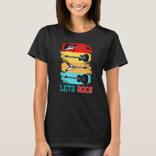 Lasse Rock Rock'n'Roll Guitar Retro Vintag Men Wom T-Shirt