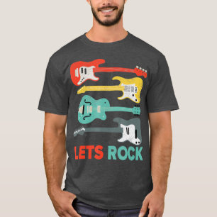 Lasse Rock Rock'n'Roll Guitar Vintag Retro Music T-Shirt
