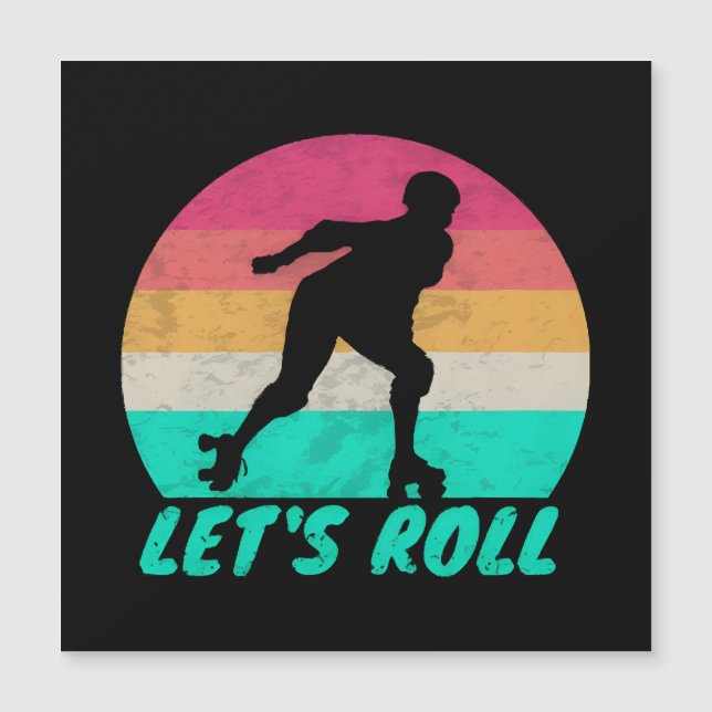 Lasse Roll Girls Magnetkarte (Vorderseite)