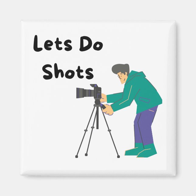 Lasse Shots mit Fotografen und Kameras Magnet (Vorne)