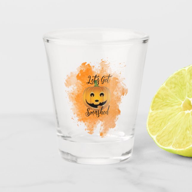 Lasse sich ein tolles Halloween-Shot-Glass-Geschen Schnapsglas (Vorderseite)
