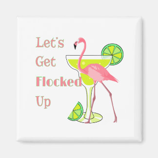 Lasse sich Flamingo einfrieren Magnet