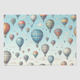 Lasse sie fliegen! Whimsical Hot Air Ballons Seidenpapier