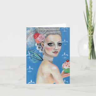 Lasse sie Kuchen essen Karte