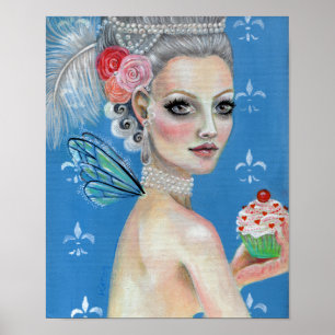 Lasse sie Kuchen essen Poster
