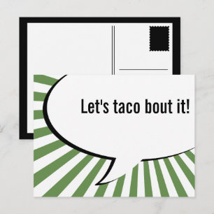 lasse Taco darüber Postkarte