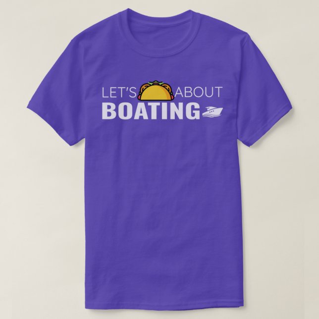 Lasse Taco über das Bootfahren der lustigen mexika T-Shirt (Design vorne)