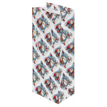 Lasse Tipsy Snowman trinkt Wein